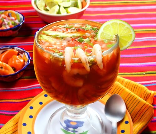 Amehla Schooner Beer Glasses Set - 21-ounce Large Margarita Glass, Big Goblet Style Beer Glass for Coronarita, Michelada Cup, Fish Bowl Glasses for Drinks or Shrimp Cocktail - Set of 4 (Clear) - My Kitchen Products