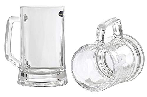 Amlong Crystal Lead-Free Beer Mug - 12 oz (Right For 1 Bottle), Set of 2 - My Kitchen Products