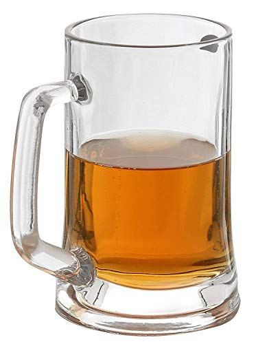 Amlong Crystal Lead-Free Beer Mug - 12 oz (Right For 1 Bottle), Set of 2 - My Kitchen Products