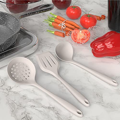 AOTHOD Silicone Cooking Utensils Set - 446°F Heat Resistant Kitchen Utensils,Turner Tongs,Spatula,Spoon,Brush,Whisk,Kitchen Utensil Gadgets Tools Set for Nonstick Cookware,Dishwasher Safe (BPA Free) - My Kitchen Products