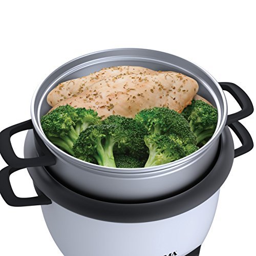 Aroma Housewares 14-Cup (Cooked) (7-Cup UNCOOKED) Pot Style Rice Cooker and Food Steamer (ARC-747-1NG),White - My Kitchen Products