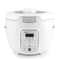 AROMA® Professional Digital Rice Cooker, 10-Cup (Uncooked) / 20-Cup (Cooked), Slow Cooker, Multicooker, Steamer, Oatmeal Cooker, Auto Keep Warm, Sauté-then-Simmer®, 4 Qt, White, ARC-1230W - My Kitchen Products