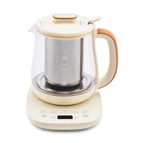 AROMA® Professional Infusion Glass Electric Tea Kettle with Temperature Control and 10 Preset Modes (6 Cups, 1.5 Liters) - My Kitchen Products
