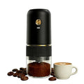 Automatic Spice Grinder Rechargeable Salt Mill Pepper Grinder Electric Coffee Grinder Adjustable Coarseness Removable Design Kitchen Tool (Grinder Z Black) - My Kitchen Products