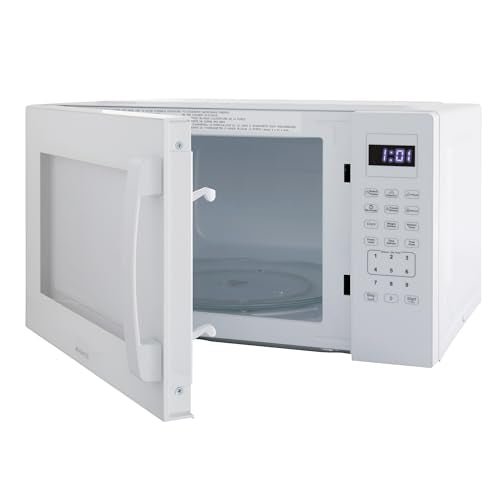 Avanti Microwave Oven 1000-Watts Countertop Compact with 9 Pre-Set Cooking Settings, Speed Defrost & By Weight, Electronic Control Panel and Glass Turntable, 1.5-Cu.Ft., White - My Kitchen Products