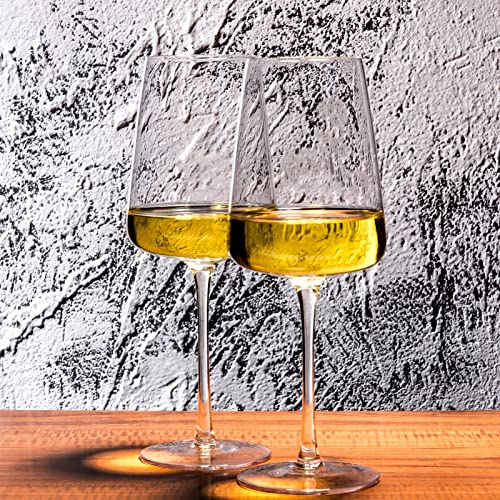 BACLIFE Hand Blown Red Wine Glasses Set of 4 – Premium Crystal Wine Glasses With Long Stem,19 oz – Unique Gift for Father's Day, Wedding, Birthday – Ideal for Restaurants,Home Bar - My Kitchen Products