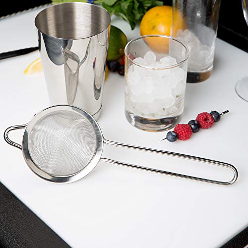 Barfly Fine Mesh Cocktail Strainer, Stainless - My Kitchen Products