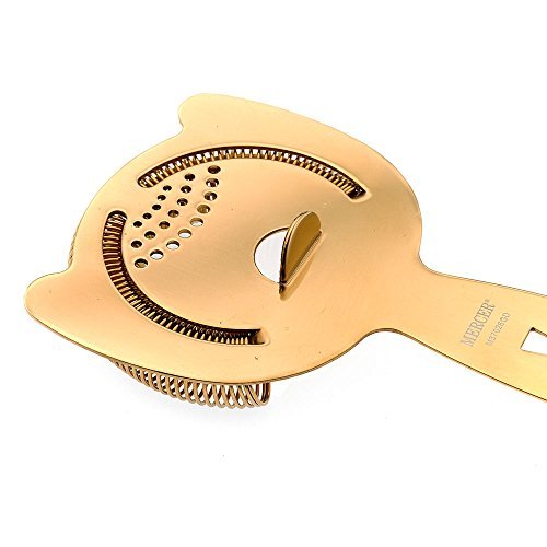 Barfly Heavy Duty Spring Bar Strainer, Gold Plated - My Kitchen Products