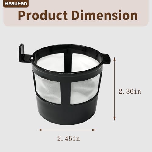 Beaufan 1 Pack Reusable Coffee Filter Compatible with BLACK+DECKER CM618 Single Serve Coffee Maker - My Kitchen Products