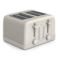 bella 4 Slice Toaster, 6 Setting Shade Control with Reheat & Cancel Buttons, Removable Crumb Tray, Anti Jam & Auto Shutoff, 900 Watt, Oatmilk - My Kitchen Products