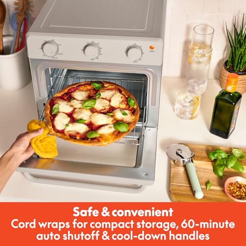 bella Air Fry Toaster Oven, 7 Preset Cooking Options, Dishwasher-Safe EverGood Coated Trays Included, 60-Minute Auto Shutoff w Audible Timer, Power Indicator Light, 1700 Watt, Oatmilk - My Kitchen Products
