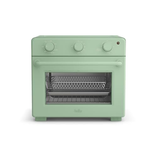 bella Air Fry Toaster Oven, 7 Preset Cooking Options, Dishwasher-Safe EverGood Coated Trays Included, 60-Minute Auto Shutoff w Audible Timer, Power Indicator Light, 1700 Watt, Seaglass - My Kitchen Products