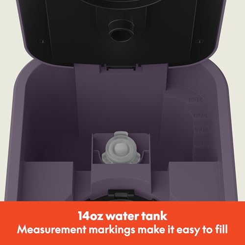 BELLA Single Serve Coffee Maker, K Cup & Coffee Ground Compatible with Removable, Adjustable Drip Tray, Auto Shutoff & Reusable Dishwasher Safe Accessories, Brews 6oz to 14oz, 1000 Watt, Plum - My Kitchen Products