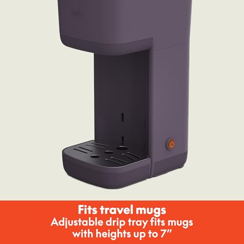 BELLA Single Serve Coffee Maker, K Cup & Coffee Ground Compatible with Removable, Adjustable Drip Tray, Auto Shutoff & Reusable Dishwasher Safe Accessories, Brews 6oz to 14oz, 1000 Watt, Plum - My Kitchen Products