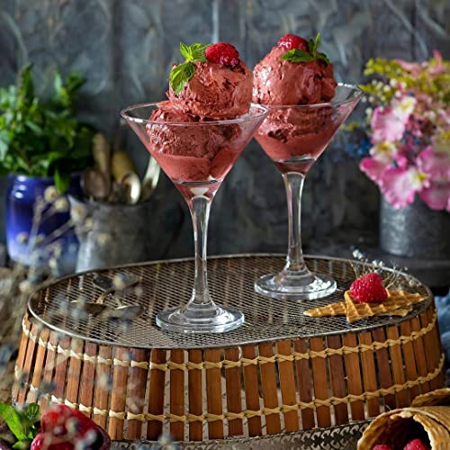 Bella Vino Set of 6 Martini Glasses, Cosmopolitan Margarita Glass Cups, Whiskey, Gin, Tequila, Tall Cocktail Glasses Bar Drinking Glasses Goblet Gift Set. - My Kitchen Products