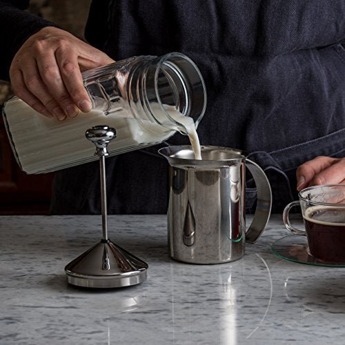 Bellemain Milk Frother Handheld, Thick, Creamy Milk Foam Maker, Warm & Cold Milk Foamer | Stainless Steel Hand Held Frother for Coffee, Latte, Cappuccino, Frappe, Matcha, Hot Chocolate, 14 oz. - My Kitchen Products