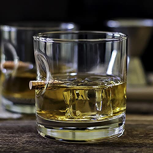 BenShot Rocks Glass with Real .308 Bullet - 11oz | Made in the USA - My Kitchen Products