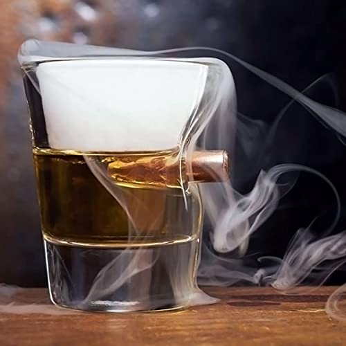 BenShot Shot Glass with Real .308 Bullet - 2oz | Made in the USA - My Kitchen Products