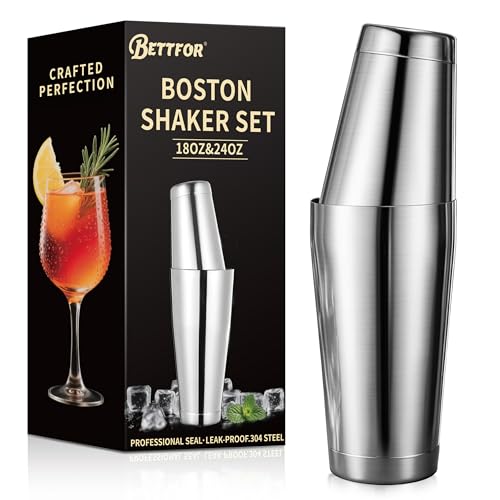BETTFOR Boston Shaker Set, 18oz & 28oz 2-Piece