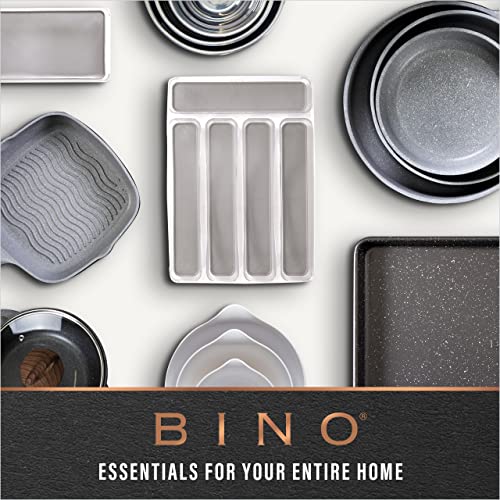 BINO | Plastic Storage Bins, Small - 2 Pack, Clear | THE SOHO COLLECTION | Pantry Organizers and Storage Containers Fridge Organizer Bins Kitchen Cabinet Organizer Medicine Cabinet Bin - My Kitchen Products
