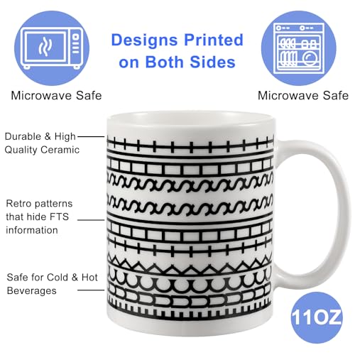 Birthday Gifts for Women，Funny Gag Gifts for Men, Hidden Message Ceramic Coffee Mug, White Elephant Gifts, Unique Office Prank Gag Gifts for Coworkers Coffee Lover - My Kitchen Products