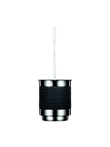 Bistro 13.5oz Bistro Barista Electric Milk Frother, Automatic Temperature Control, Boil-Dry Protection, Black - My Kitchen Products