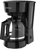 BLACK+DECKER 12-Cup Coffee Maker with Easy On/Off Switch, Easy Pour, Non-Drip Carafe with Removable Filter Basket, Vortex Technology, Black - My Kitchen Products