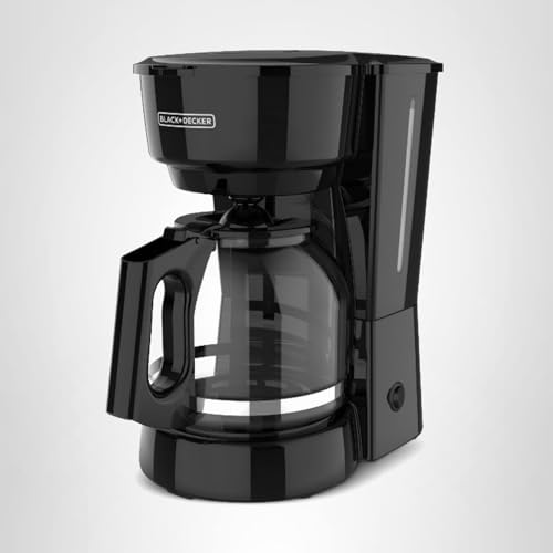 BLACK+DECKER 12-Cup Coffee Maker with Easy On/Off Switch, Easy Pour, Non-Drip Carafe with Removable Filter Basket, Vortex Technology, Black - My Kitchen Products