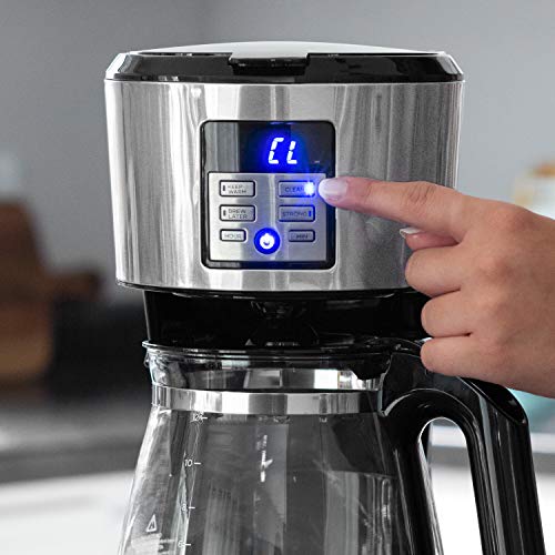 BLACK+DECKER 12-Cup Programmable Coffee Maker, Stainless - My Kitchen Products