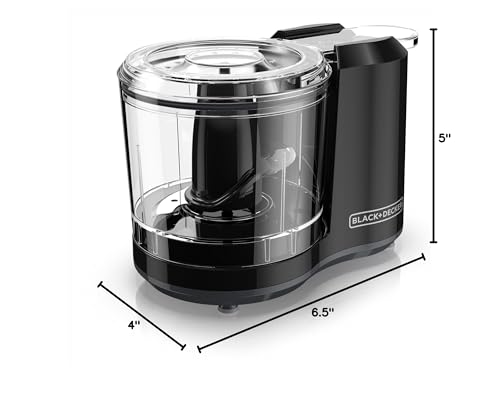 BLACK+DECKER 1.5-Cup Electric Food Chopper, One Touch Pulse, 150W Motor, Stay-Sharp Blade, Dishwasher Safe - My Kitchen Products