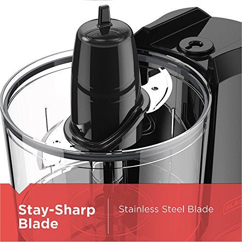 BLACK+DECKER 1.5-Cup Electric Food Chopper, One Touch Pulse, 150W Motor, Stay-Sharp Blade, Dishwasher Safe - My Kitchen Products
