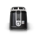 BLACK+DECKER 2-Slice Toaster, Extra Wide Slots for Bagels & Thick Bread, 6 Browning Settings, Removable Crumb Tray, Cancel Button, 850W, Black - My Kitchen Products
