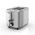BLACK+DECKER® 2-Slice Toaster with 7 Toast Shade Settings, Extra-Wide Slots for Bagels, Stainless Steel Exterior Finish - My Kitchen Products