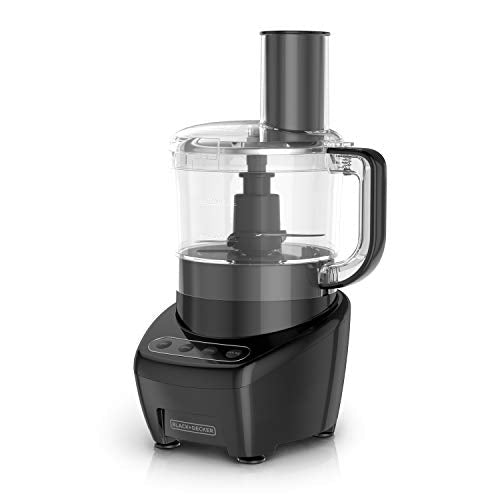 BLACK+DECKER 3-in-1 Easy Assembly 8-Cup Food Processor, Stainless Steel S-Blade, Easy-Clean, Touchpad Controls Black - My Kitchen Products