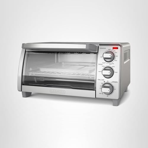 BLACK+DECKER 4-Slice Toaster Oven with Natural Convection, Stainless Steel, TO1760SS (TO1760SST-1) - My Kitchen Products