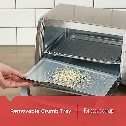 BLACK+DECKER 4-Slice Toaster Oven with Natural Convection, Stainless Steel, TO1760SS (TO1760SST-1) - My Kitchen Products