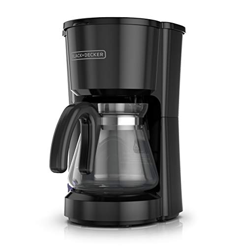 BLACK+DECKER 5-Cup Coffee Maker with On/Off Switch, Sneak-A-Cup Feature, and Easy-View Water Window, Black - My Kitchen Products