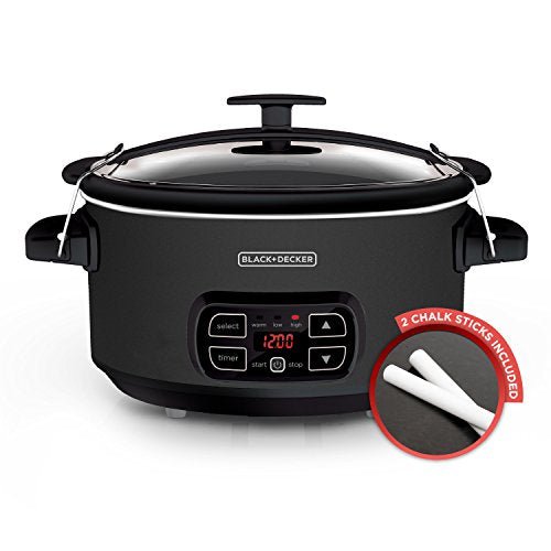 BLACK+DECKER 7-Quart Chalkboard Slow Cooker - My Kitchen Products