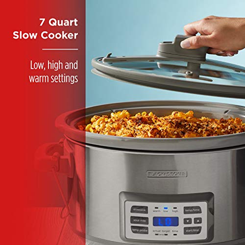 BLACK+DECKER 7-Quart Digital Slow Cooker with Sous Vide - My Kitchen Products
