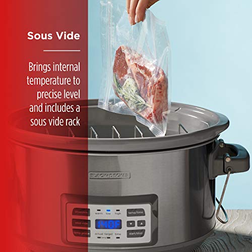 BLACK+DECKER 7-Quart Digital Slow Cooker with Sous Vide - My Kitchen Products