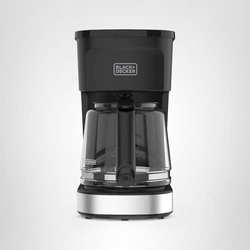 BLACK+DECKER CAFÉCRAFT 12-Cup Coffee Maker, One-Switch Drip Coffeemaker with Vortex Showerhead Technology, Sneak-A-Cup, Keep Warm Function, Stainless Steel - My Kitchen Products