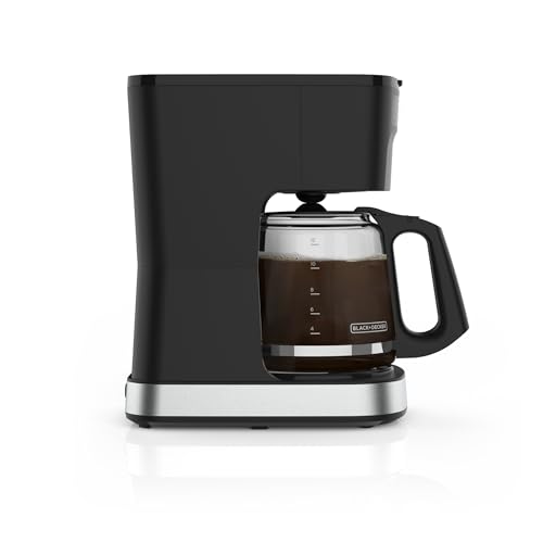 BLACK+DECKER CAFÉCRAFT 12-Cup Programmable Coffee Maker, Stainless Steel Drip Coffeemaker with Vortex Showerhead, Strength Selector, Sneak-A-Cup, Keep Warm - My Kitchen Products