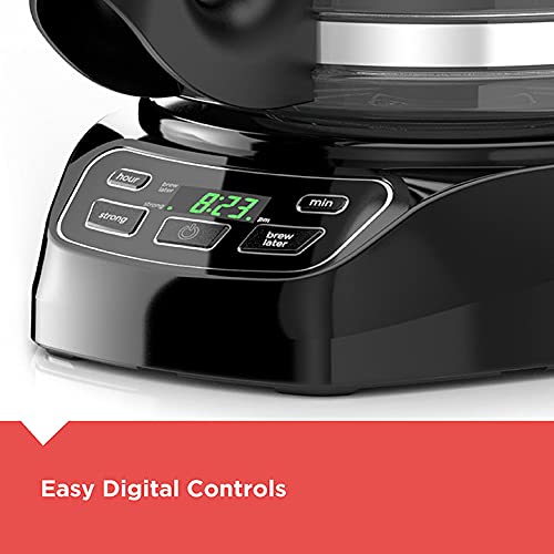 BLACK+DECKER CM1110B Programable 12-Cup Coffee Maker, Easy Pour, Non-Drip Carafe with Removable Filter Basket, Black - My Kitchen Products
