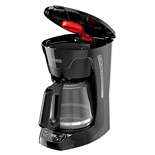 BLACK+DECKER CM1110B Programable 12-Cup Coffee Maker, Easy Pour, Non-Drip Carafe with Removable Filter Basket, Black - My Kitchen Products