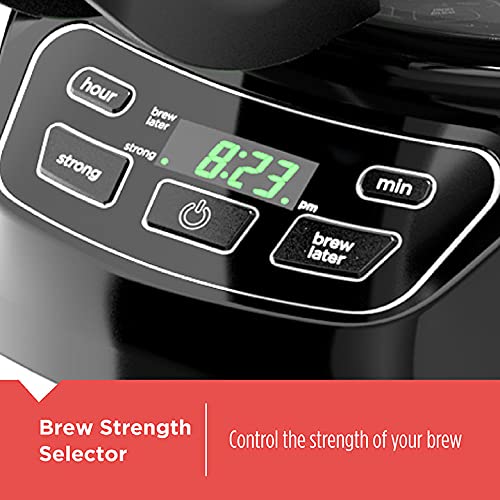 BLACK+DECKER CM1110B Programable 12-Cup Coffee Maker, Easy Pour, Non-Drip Carafe with Removable Filter Basket, Black - My Kitchen Products
