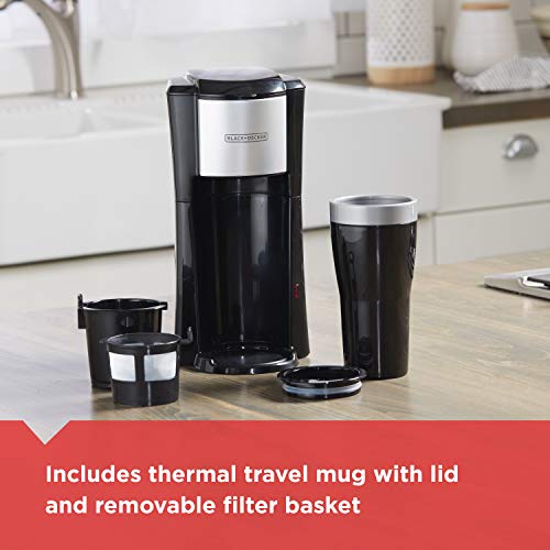 BLACK+DECKER CM618C Single Serve Coffee Maker, Black - My Kitchen Products