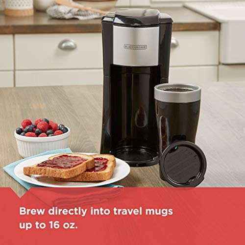 BLACK+DECKER CM618C Single Serve Coffee Maker, Black - My Kitchen Products