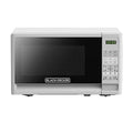 BLACK+DECKER Compact Countertop Microwave Oven 0.7 Cu. Ft. 700-Watts with LED Lighting, Child Lock, White - My Kitchen Products