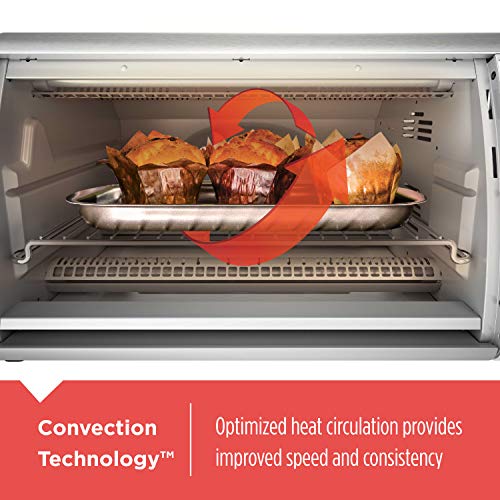 Black+Decker Countertop Convection Toaster Oven, 8 One-touch Cooking Functions, Stainless Steel - My Kitchen Products