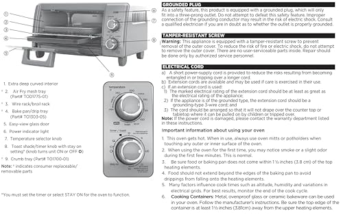 BLACK+DECKER Crisp 'N Bake Air Fry Countertop Convection Toaster Oven, Medium Capacity, 4-Slice, 5-in-1, Fits 9” Pizza, 30-Min Timer, Bake, Broil, Air Fry, Toast, Keep Warm, Stainless Steel - My Kitchen Products